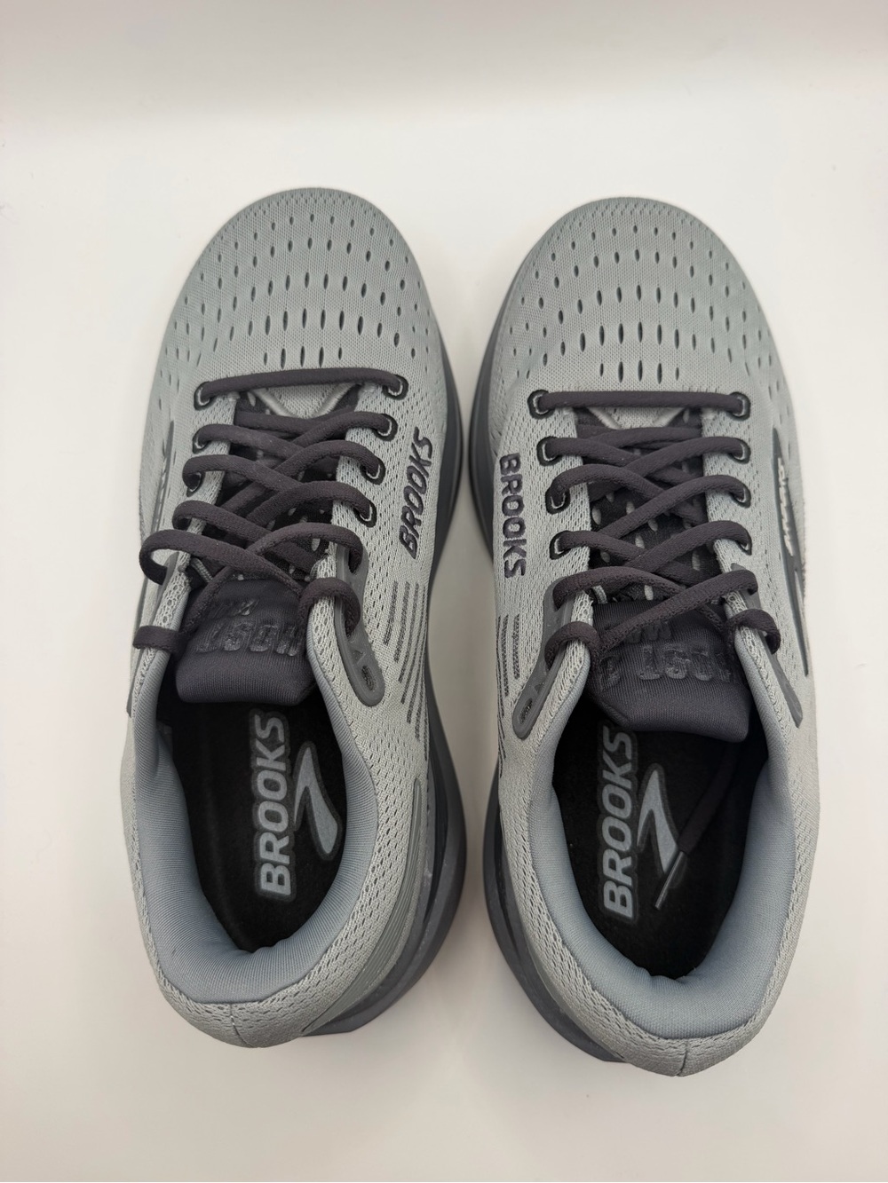 Brooks Ghost Max 3 Mens Size 8.5 4E Extra Wide Gray Road Running Shoes - Picture 8 of 16